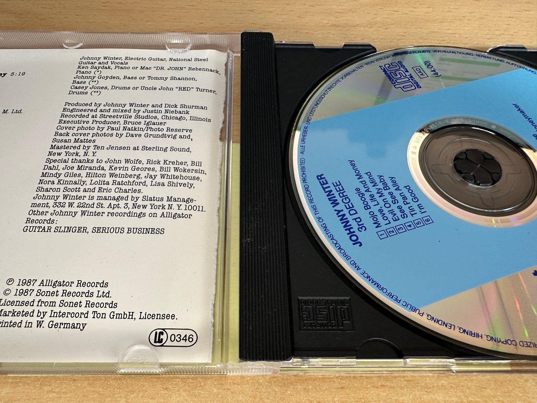 CD: Johnny Winter – 3rd Degree – Usato da Rikon im Tösstal venduto da Alpenmutz 2