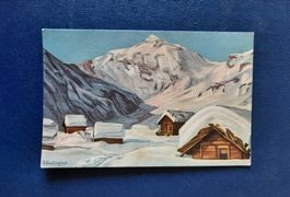 Ansichtskarte Gümmelen /Gümmenen mit Schilthorn, gest. 1950