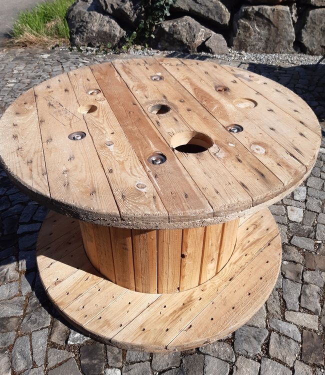 Kabeltrommel / Bobine aus Holz 100 cm Kaufen auf Ricardo