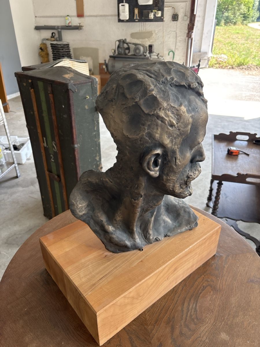 Skulpturen & Statuen: Bronzebüste – Defekt aus Riehen von Bachus18 1