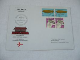 1975 Eröffnungsflug Zürich - Genève - Peking - Shanghai