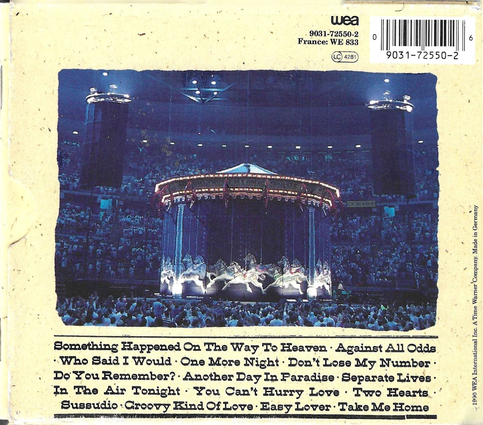 CD: Phil Collins CD + Booklet  24 Pages - Serious Hits... Live – Usato da Savagnier venduto da Ne2065 1