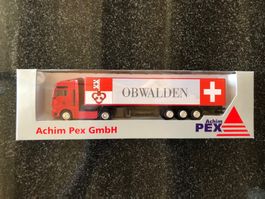 1x Achim Pex LKW Modell, mit Kantonswappen, Sammlerstück!