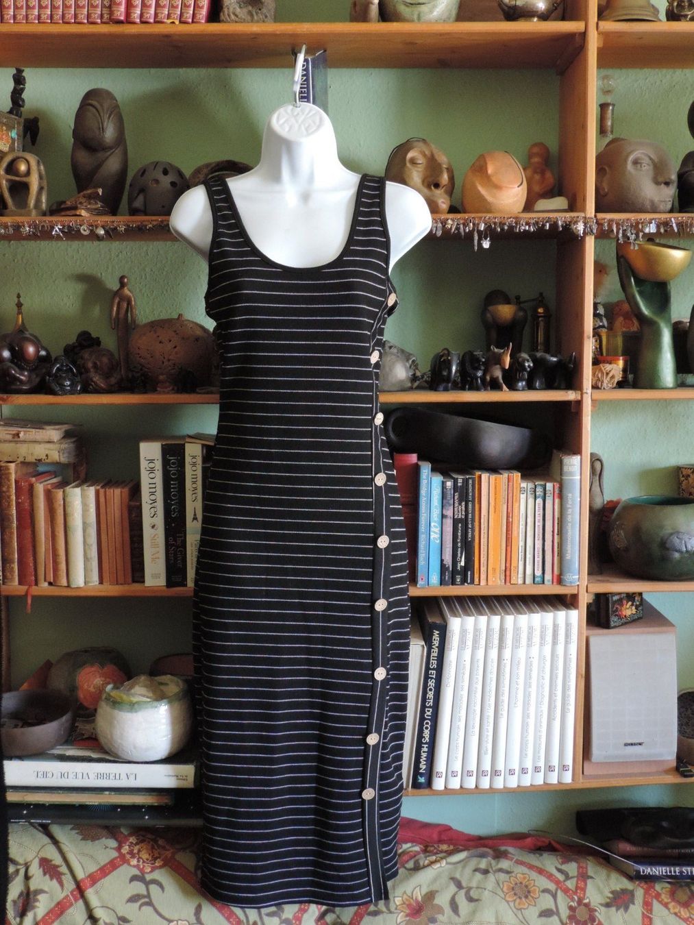 Kleider: robe longue rayée noir et blanc – Gebraucht aus Genève von Axelle333 4