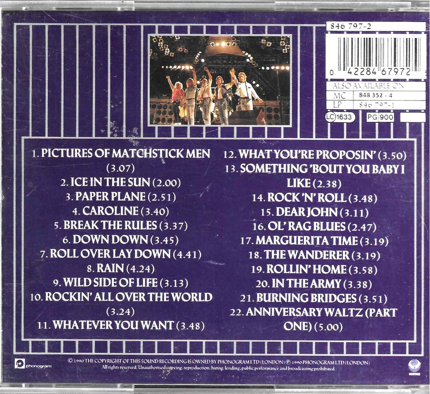 CD: Status Quo - Rocking All Over The Years – Usato da Savagnier venduto da Ne2065 1