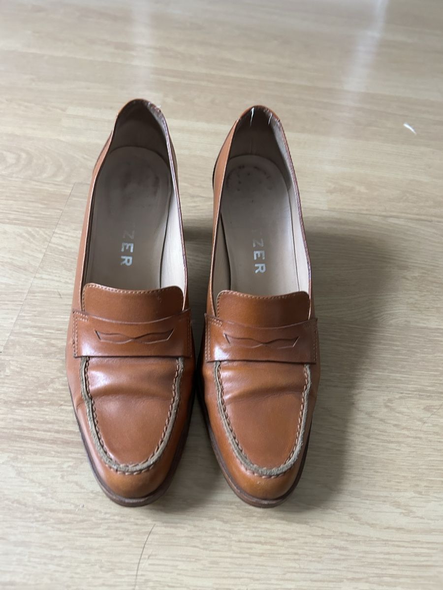 Scarpe da donna: UNÜTZER Braune Echtleder Pumps, Gr 38 – Usato da Münchenstein venduto da xenja09 3