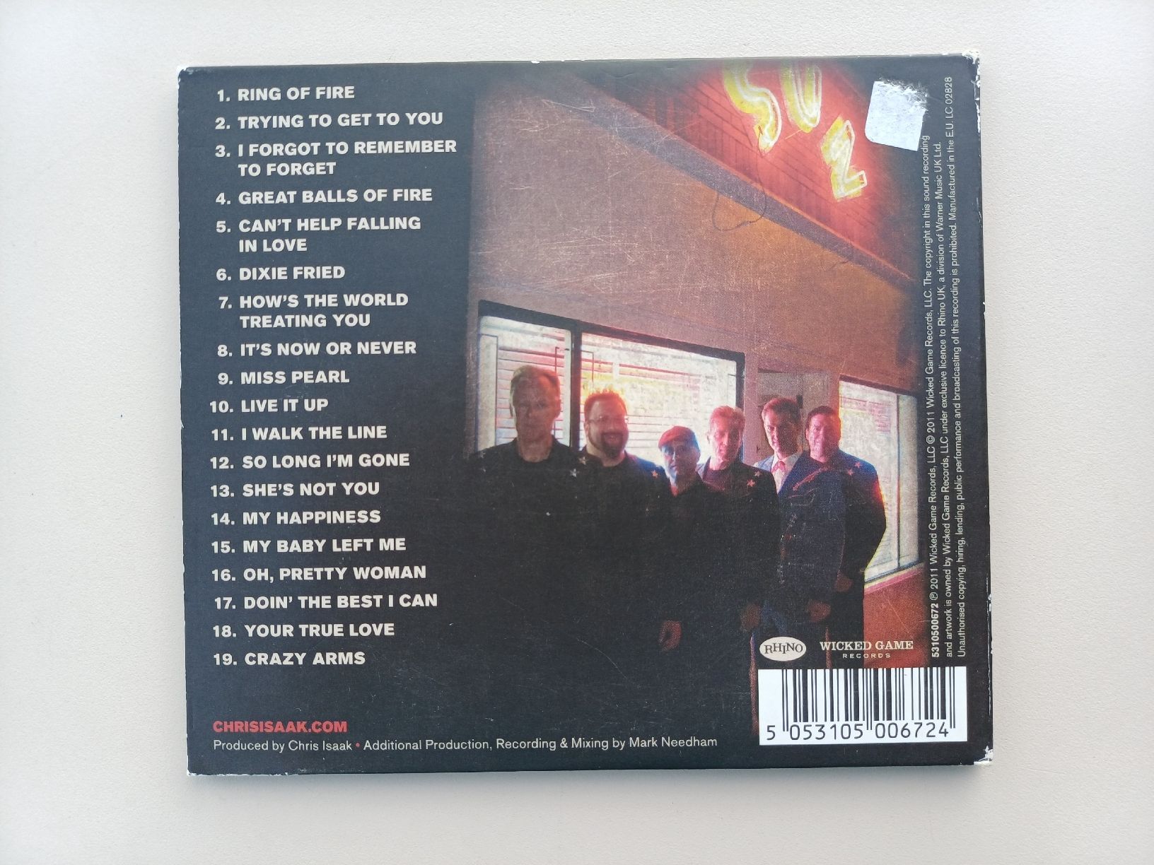 CD: Chris Isaak "Beyond the Sun" CD digipak  – Usato da Begnins venduto da Drastic-Sound 1