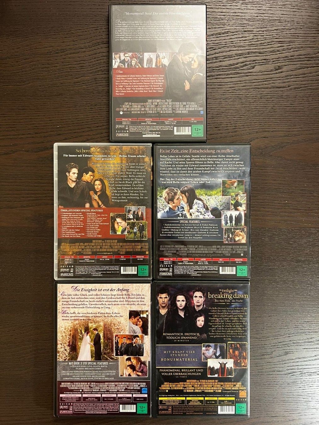 Tutti i DVDs: Twilight Saga Collection – Usato da Zürich venduto da FilmFreunde 3