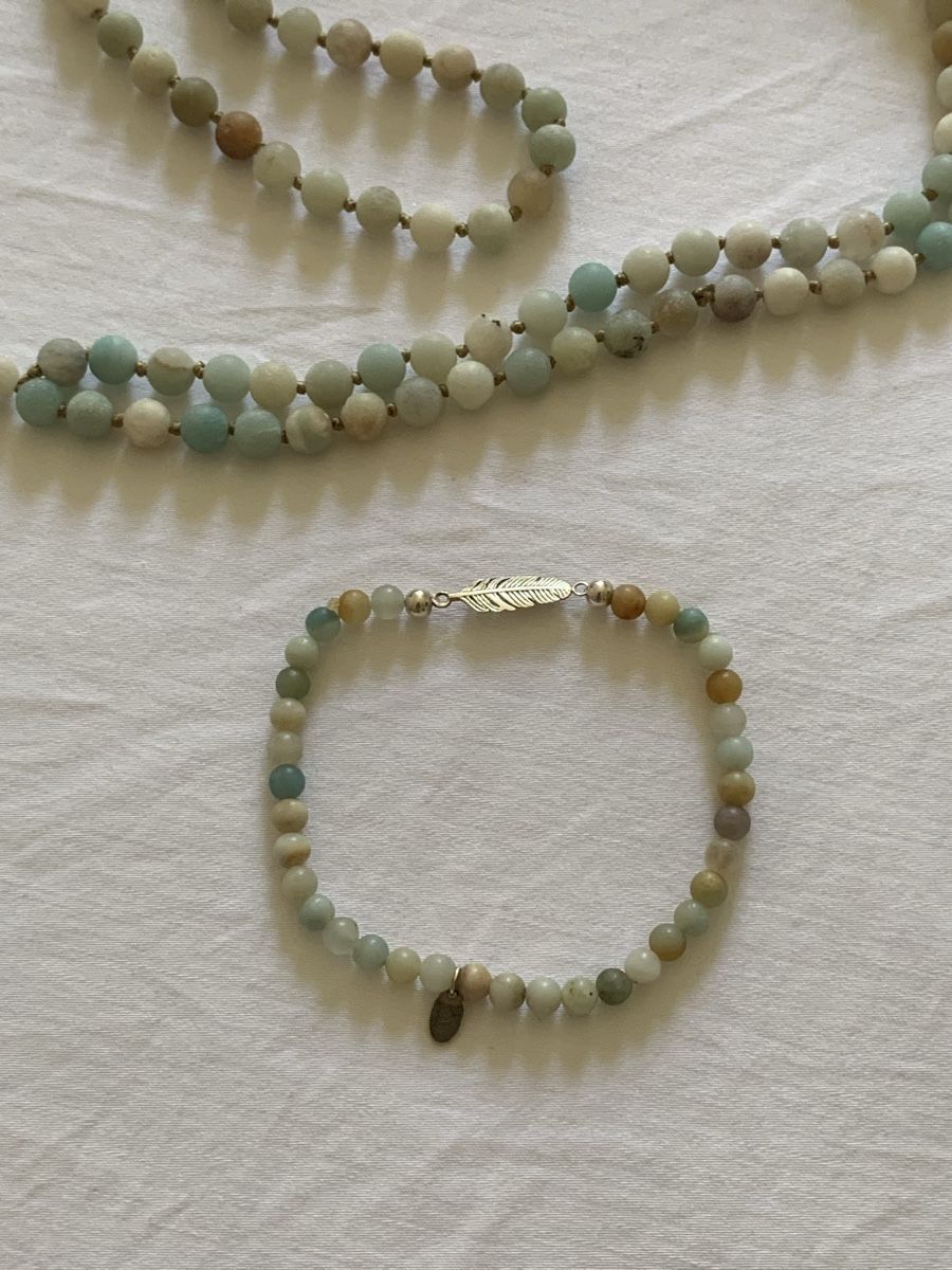 Catenine: Collier et bracelet Glambou neuf en amazonite – Nuovo e nell'imballaggio originale da Gland venduto da TallyEva 5