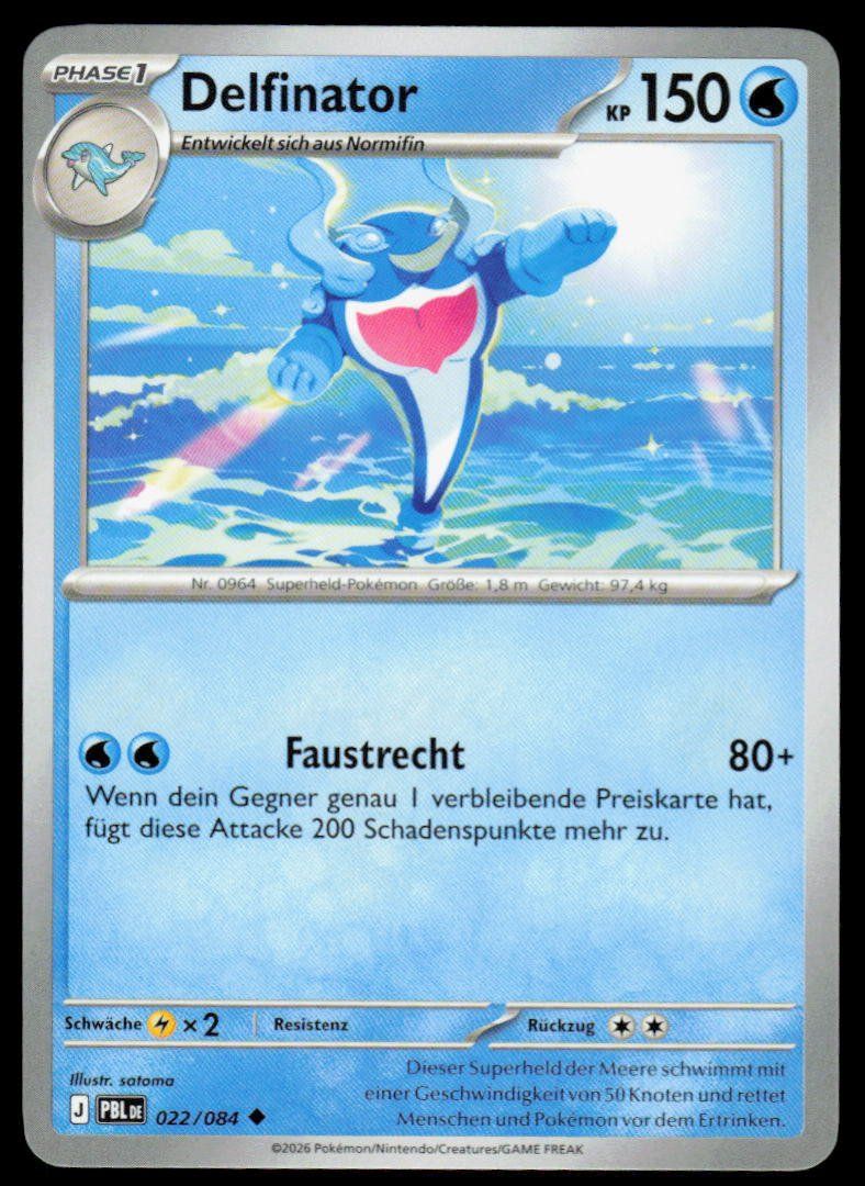 Pokémon Carte collezionabili: Pokemon Delfinator 022/084 – Usato da Herisau venduto da Pokemon2025