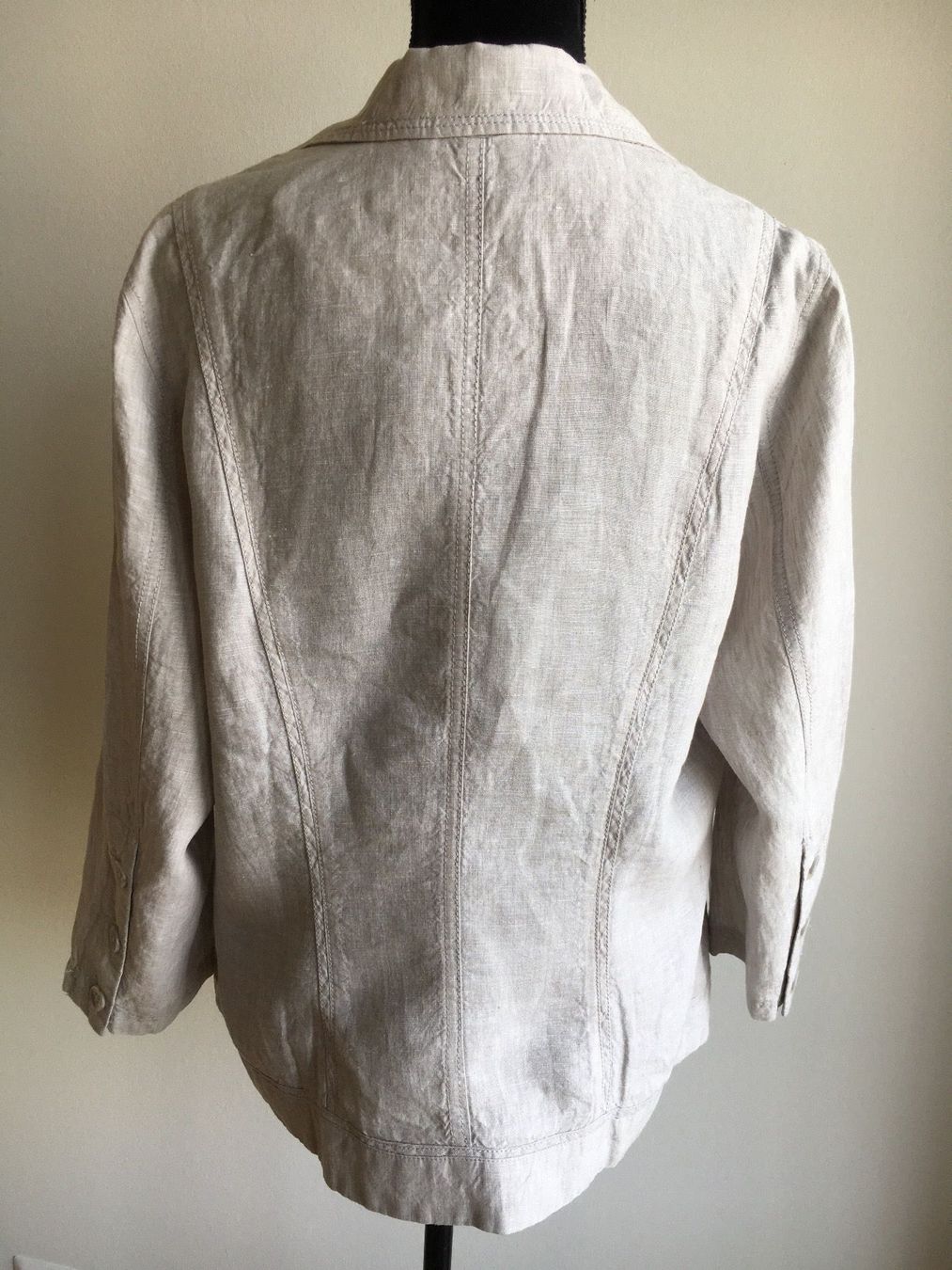 Completi & Tailleur: Olsen - Leinen Blazer / Jacke, grau, 40 – Nuovo (secondo la descrizione) da Luzern venduto da Jiggy_8898 4