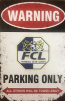 FC Luzern Parking Only Blechschild Swisspor Arena Englisch