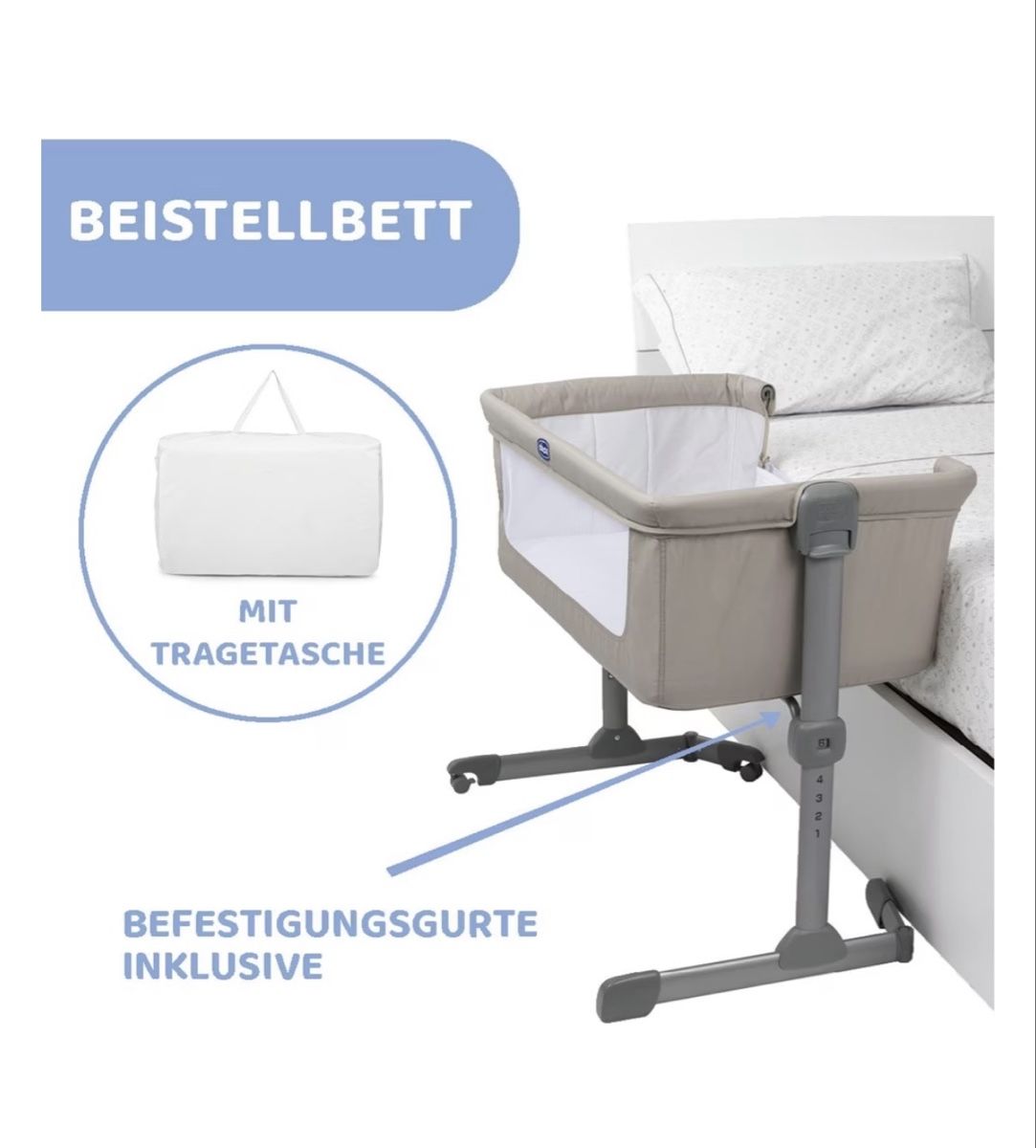 Letti: Beistellbett Chicco Next 2 Me Essential – Usato da Oberägeri venduto da piksi13 6