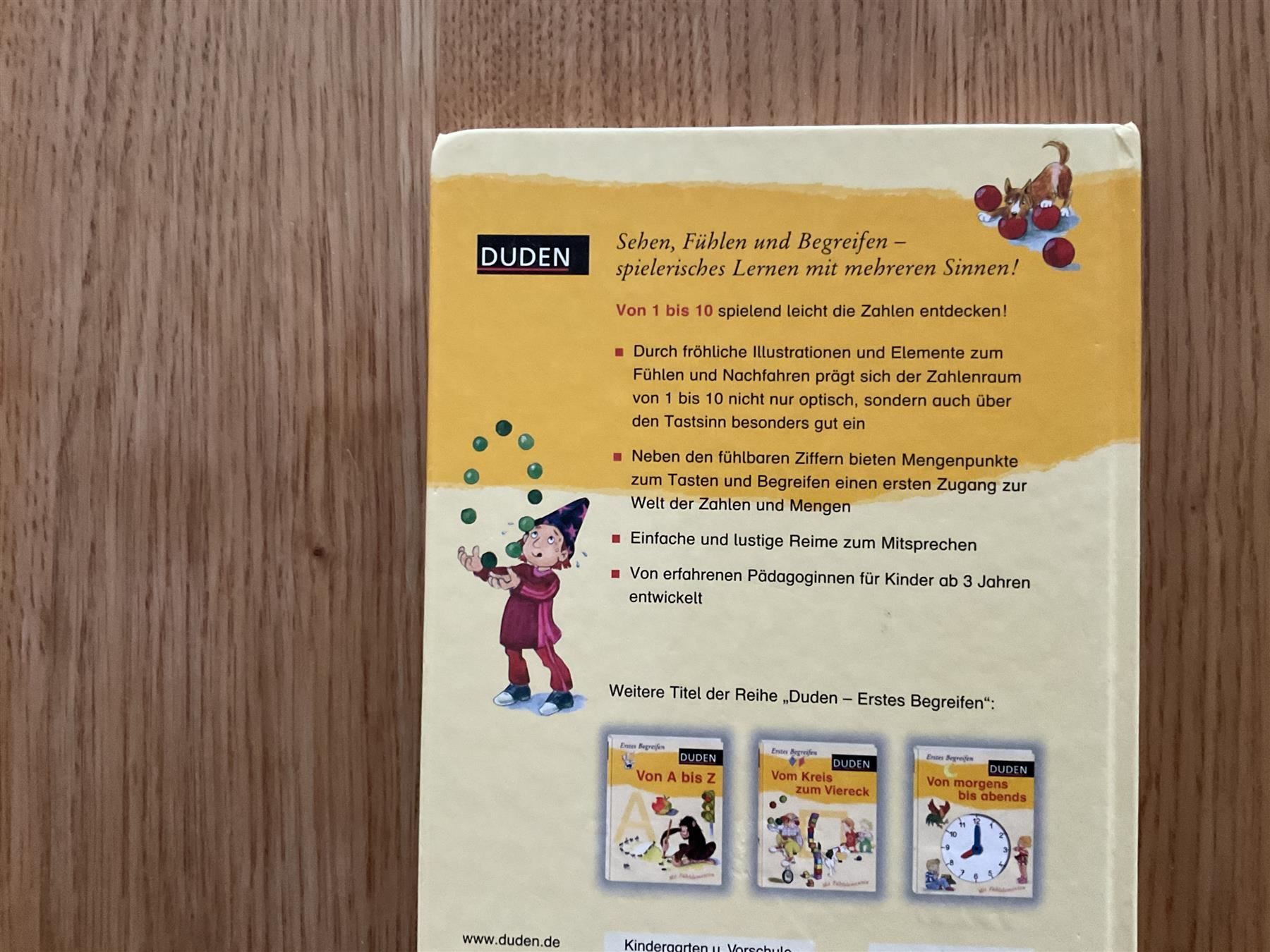 Bücher: Von 1- 10 Erstes Begreifen Duden – Gebraucht aus Wetzikon ZH von Laube02 1