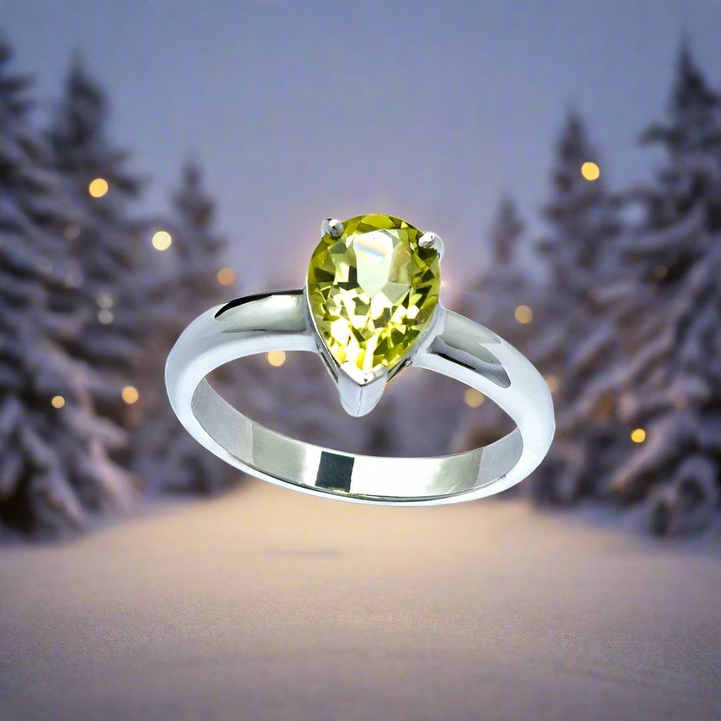 Anelli: Lemon Quartz Ring – Nuovo e nell'imballaggio originale da Zürich venduto da GOS08 1