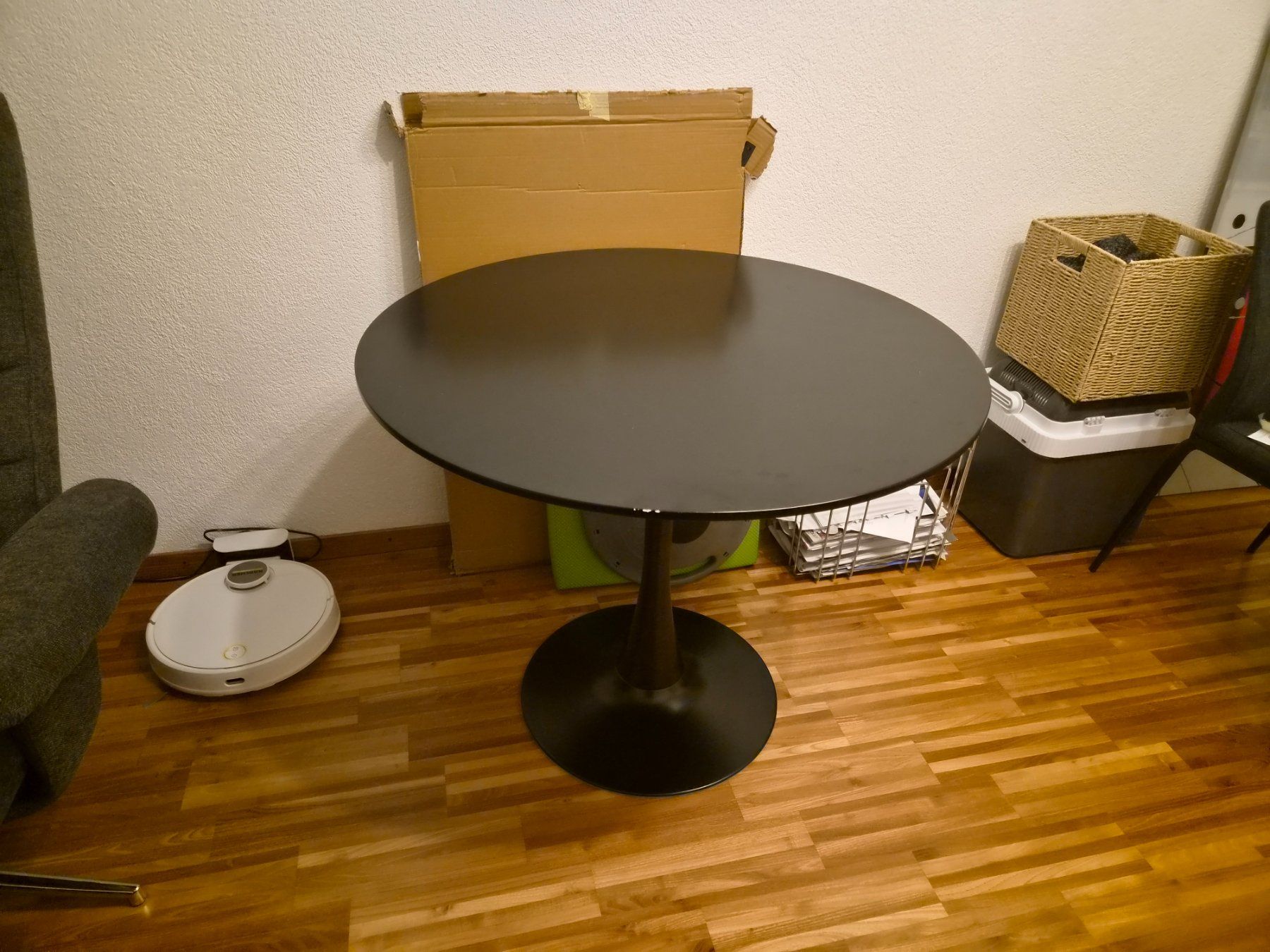 Tavoli: Runder Esstisch Ø 90 cm Schwarz – Usato da Winkel venduto da Gamei