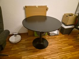 Runder Esstisch Ø 90 cm Schwarz