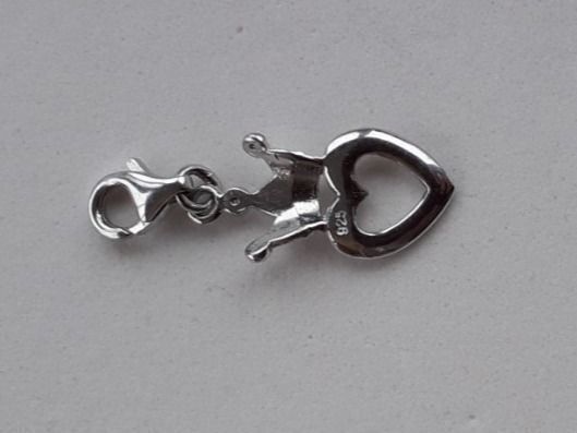 Ciondoli: Anhänger Silber Schmuck 925,HerzKrone – Nuovo e nell'imballaggio originale da Winistorf venduto da acreativ 2