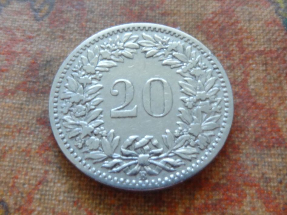 Alle Münzen: 20 Rp. 1887  (A) – Gebraucht aus Romanel-sur-Lausanne von Swift13 1