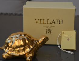 VILLARI vergoldete Porzellanfigur figurine -porcelaine dorée