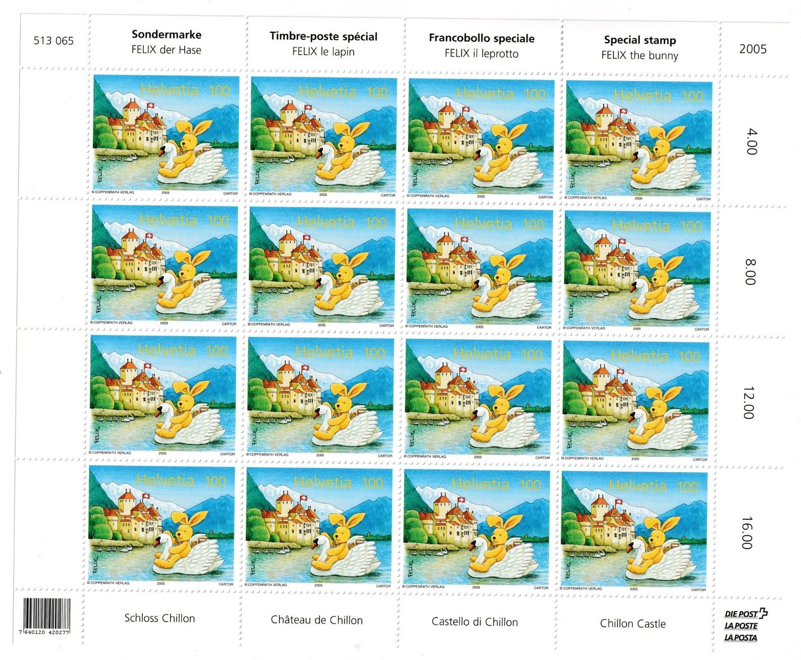 Alle Briefmarken: Sonderblock ** 2005 – Neu (gemäss Beschreibung) aus Neuchâtel von karlpierrino