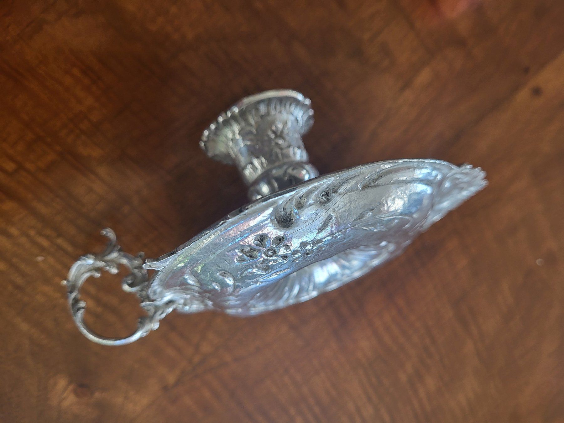 Portacandele: Kerzenhalter 800er Silber – Usato da Schaffhausen venduto da Bobi013 1