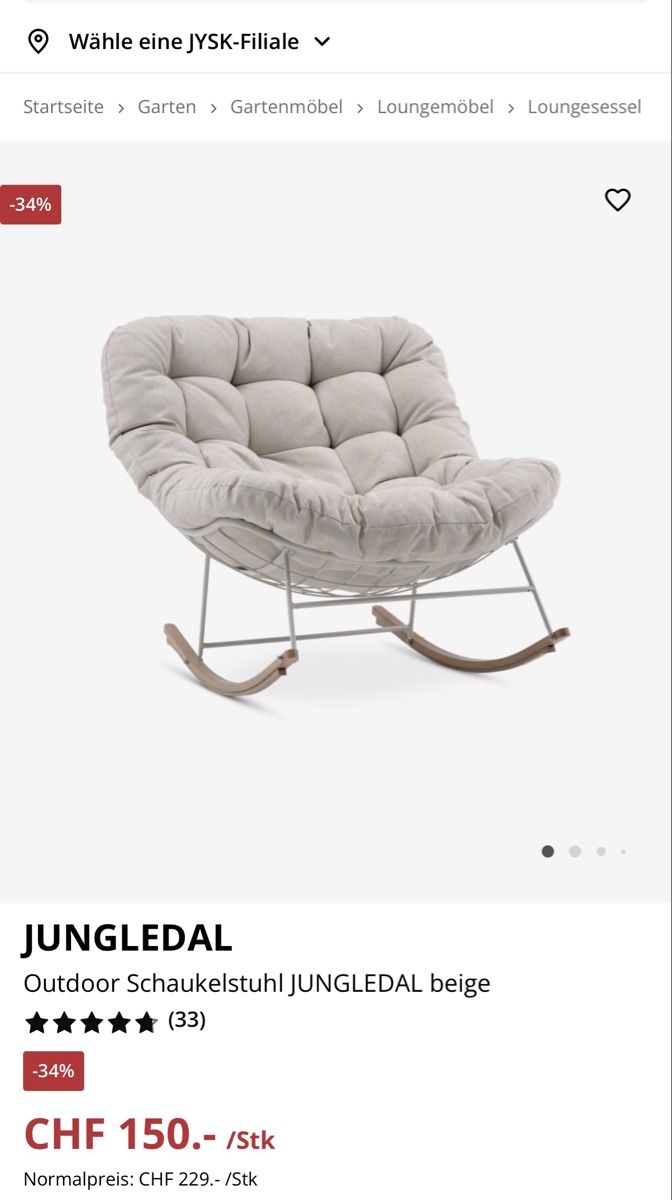 Jysk Chaises longues: Outdoor sofa  – Neuf (Voir description) à Kriens par marinamart 1
