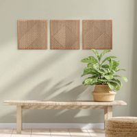 Wanddeko Berg Holz je 30x30cm (neu, UVP 108.00 Fr.)