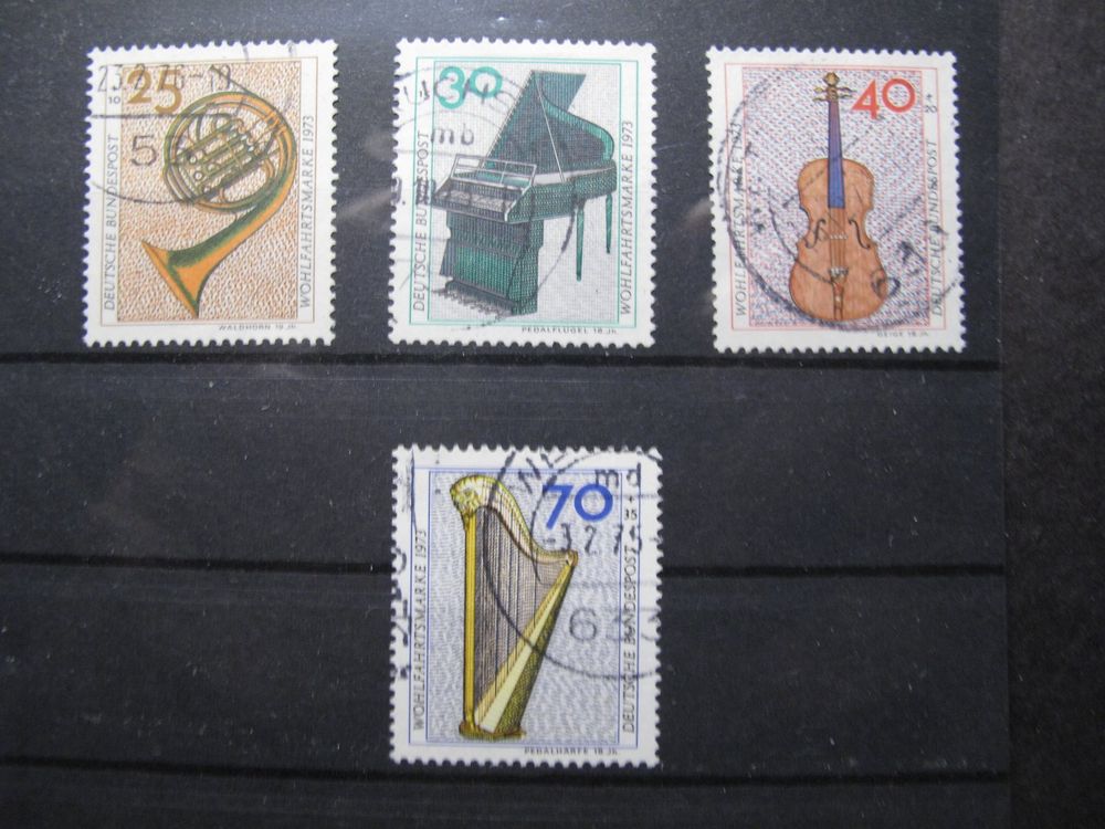 BRD 1973 Musikinstrumente gest. (Gebraucht) in Wil SG für CHF 1 – mit ...