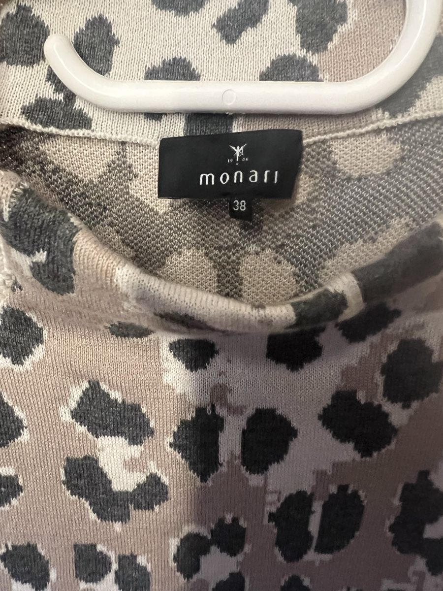 Monari Maglioni & Felpe: Monari Pullover mit Leo Muster, Gr. 38, Top Zustand! – Usato da Langenthal venduto da Alperose_5 7