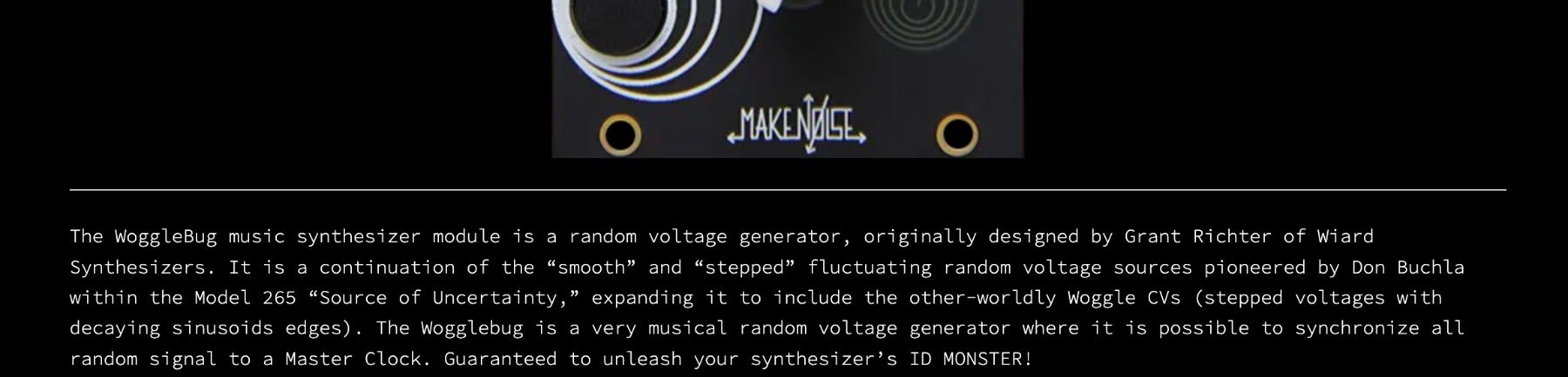 Musikinstrumente: Make Noise WoggleBug -  Music Synthesizer Module – Gebraucht aus Emmen von BobbyG 1