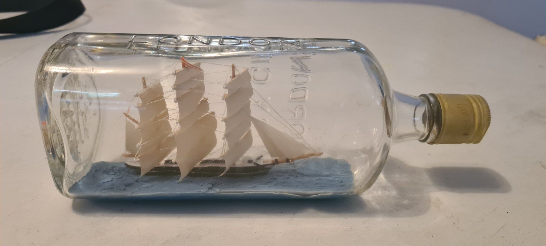 Kit di modellismo & Modellini statici: Schiff in Gin Flasche – Usato da Schlieren venduto da Noni19 2