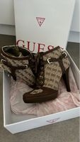 Bottines Guess à lacets et motifs, taille 40