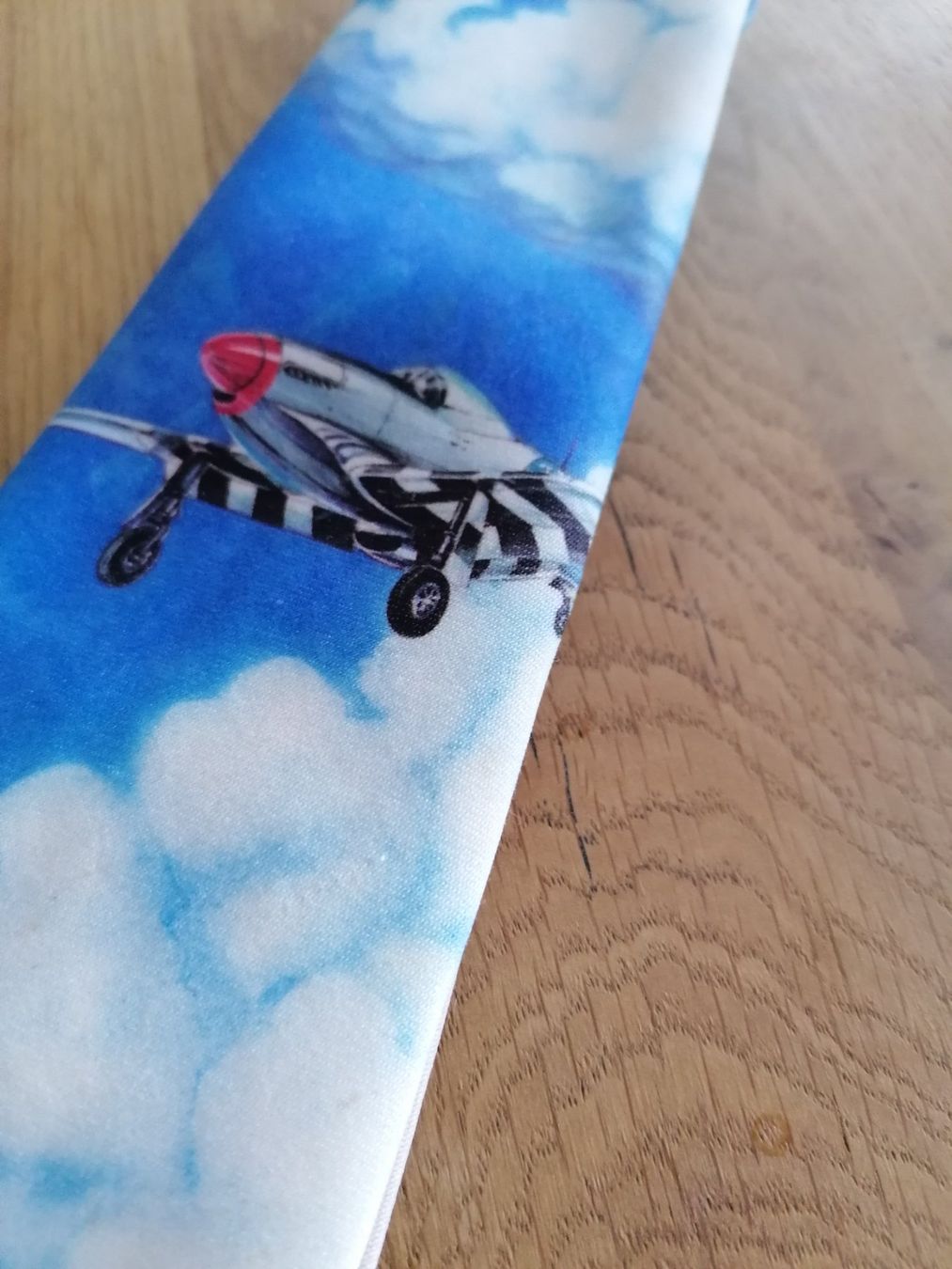 Cravatte: Ralph Marlin - P-51 Mustang - Krawatte Nr. 77 – Usato da Basel venduto da vintagecollector 2