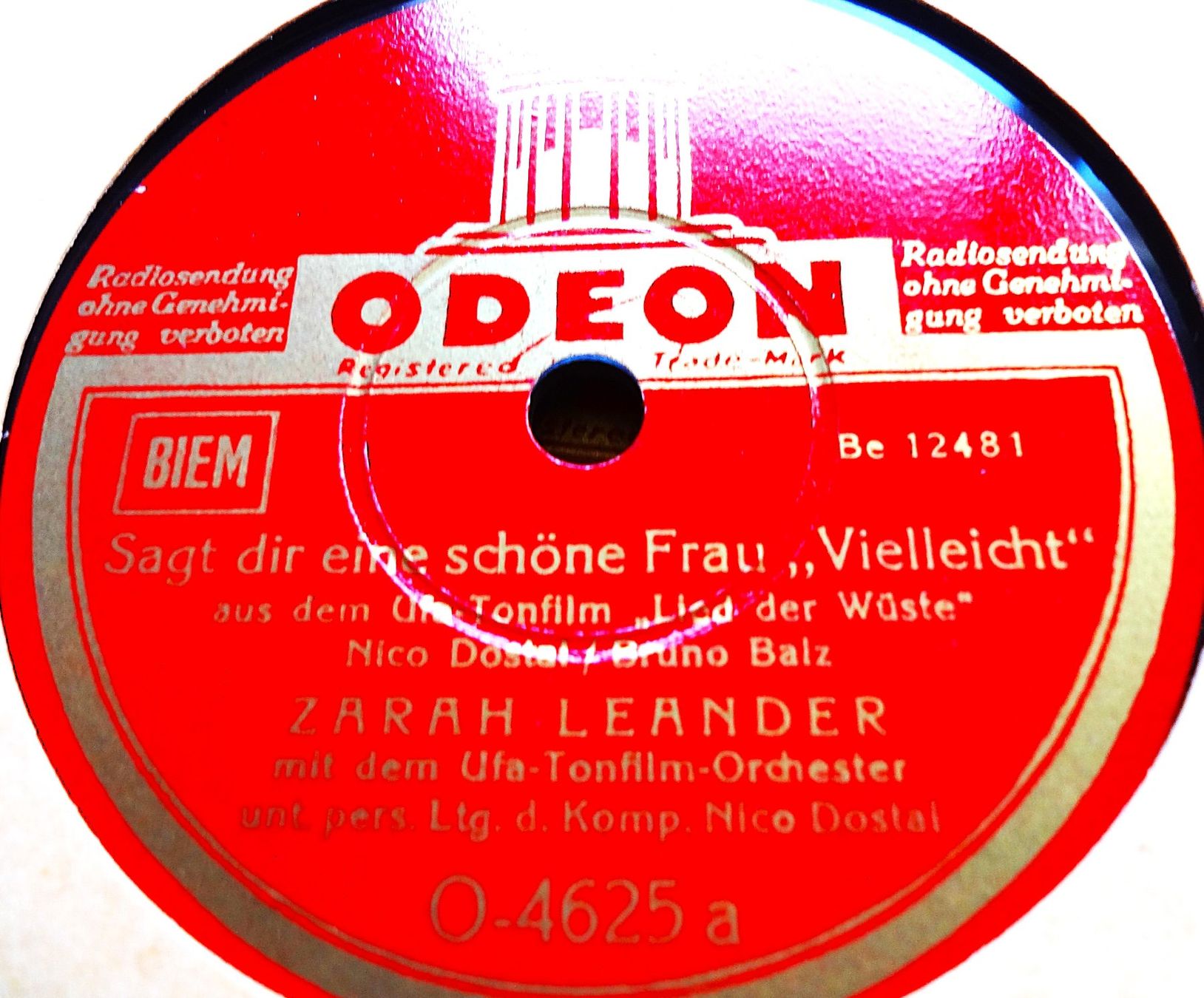 Dischi in vinile: Zarah Leander, Album mit 12 Schellackplatten – Usato da Hemishofen venduto da Phonomandy 5