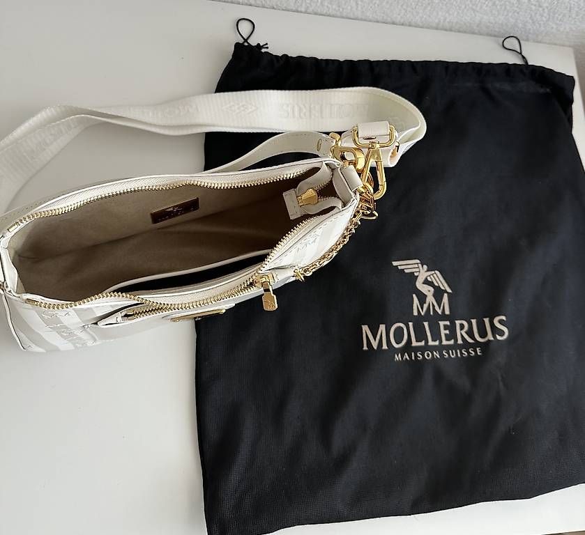 Maison Mollerus Borse da donna: Mollerus CASTIEL Tasche snow weiss – Usato da Biel/Bienne venduto da joy108 2
