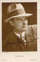 Hans Stüwe 1901-76 Autogramm signiert Vintage Foto 9x14ccm