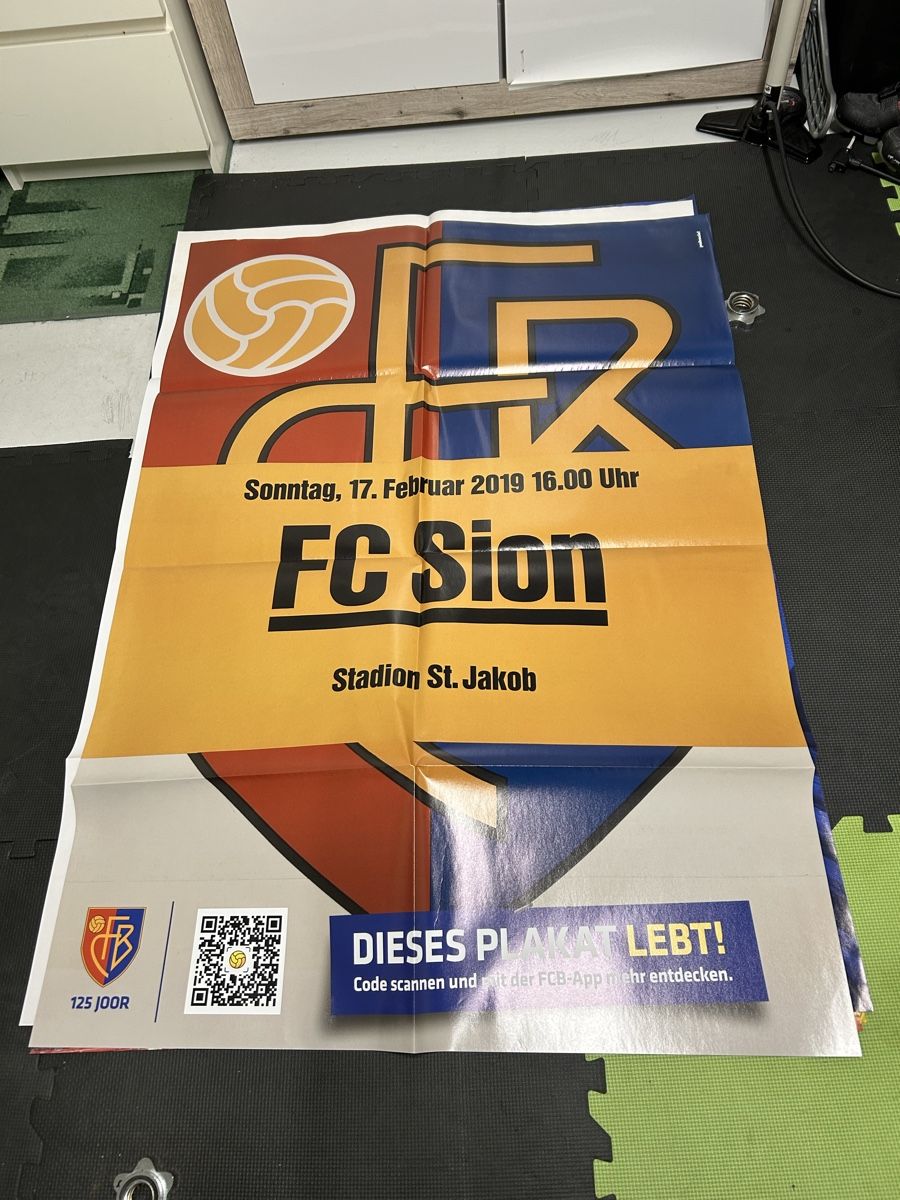 Foto & Immagini: Fc Basel  Matchplakat – Usato da Allschwil venduto da Haffelow