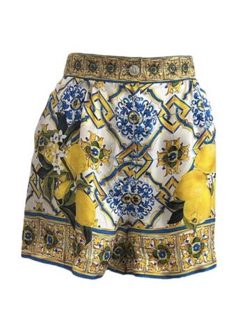 Dolce & Gabbana Seiden Shorts 