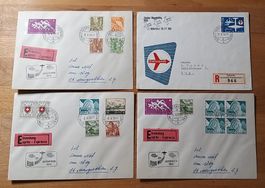 Lot Flugmeeting Altenrhein 1950, schöner Teilsatz & PP Wert