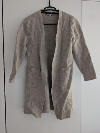 Damen Strickjacke Nulu beige Grösse M 100% Merinowolle