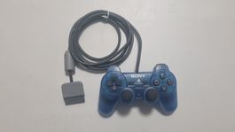 PS1 PlayStation 1 Controller blau Transparent
