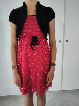 Wunderschönes Abendkleid für Mädchen – Gr. 140–150