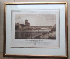 Eglisau Aquatinta von Hegi 1820 sehr selten