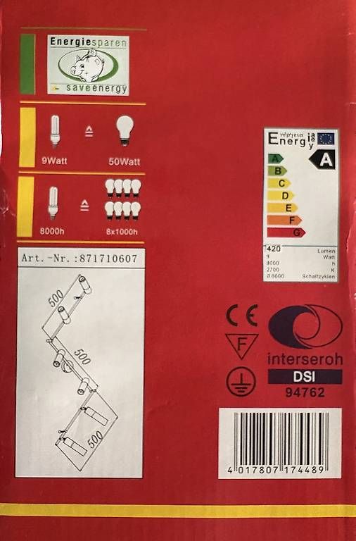 Lampadari & plafoniere: Deckenlampe Z- förmig – Usato da Rotkreuz venduto da Manfi11 3