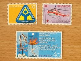 Timbre CH 1972 (21.IX.) N° 517 + 518 + 519 - Werbemarken II.