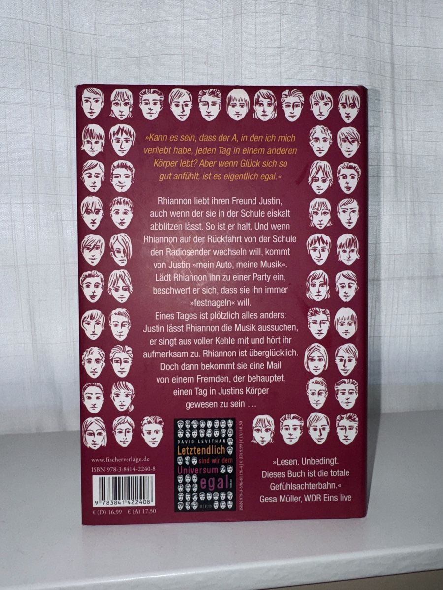 Libri: Letztendlich geht es nur um dich - David Levithan – Usato da Giffers venduto da sahla 3