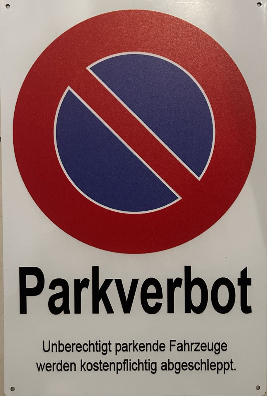 Insegne: Blechschild Parkverbot 45 x 30 Schild Parkverbotsschild Auto – Nuovo e nell'imballaggio originale da Dättlikon venduto da easythings 3