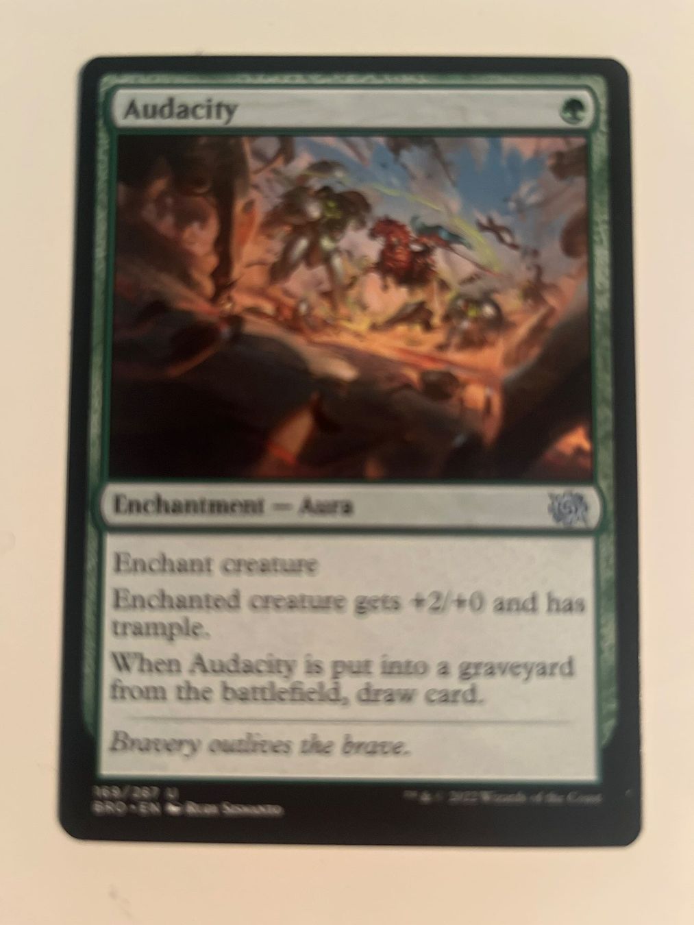 Magic The Gathering Carte collezionabili: 1 x Audacity - Magic: The Gathering - MtG – Usato da Kriens venduto da Shadi1980