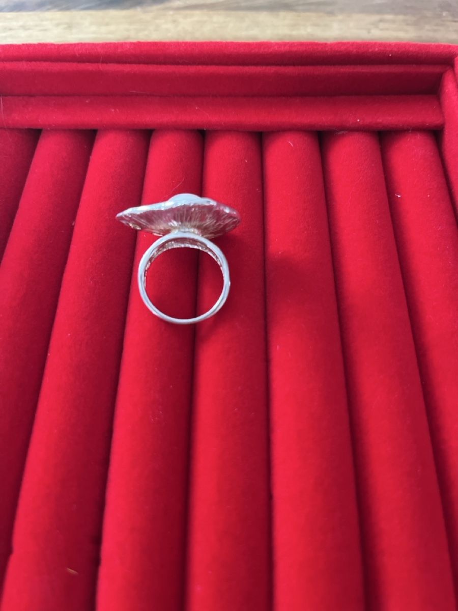 Bagues: Silberner Ring mit Perle  – D'occasion à Dietikon par Ute7092 2
